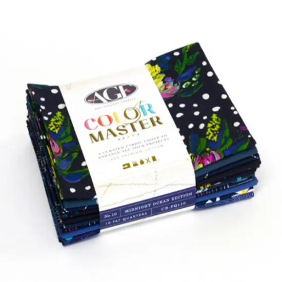 Midnight Ocean Color Master Fat Quarter Bundle by AGF Studio for Art Gallery (CB-FQ110) {1}