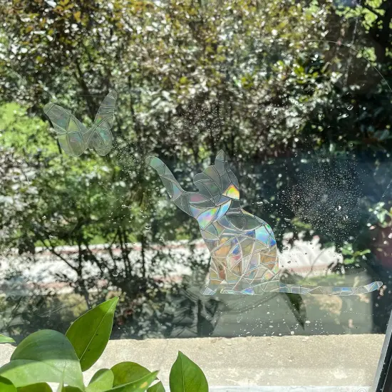 25 Pieces Cat Butterfly Anti-Collision Window Clings {3}
