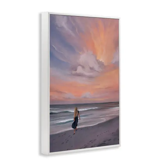Stupell Industries Sunset Beach Walk Framed Giclee Wall Art Design by Svetlana Aleynikova {3}
