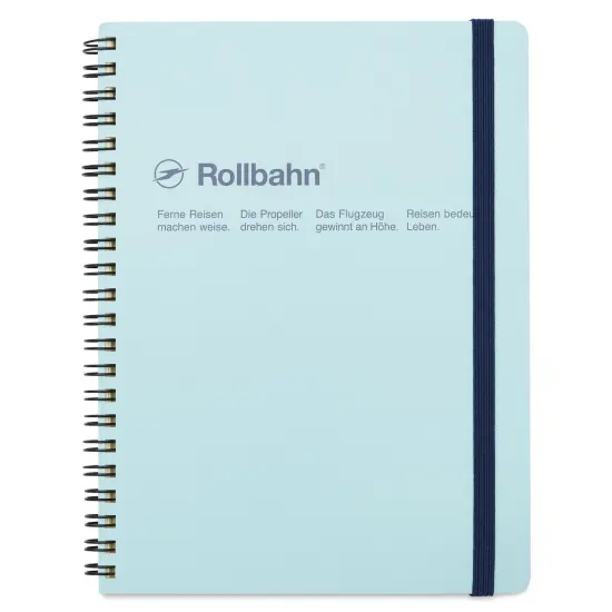 Delfonics Rollbahn Classic Spiral Notebook - Sky Blue, A5 {1}