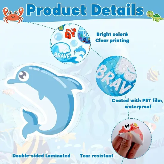 Ocean Affirmation Station Bulletin Board Set {3}