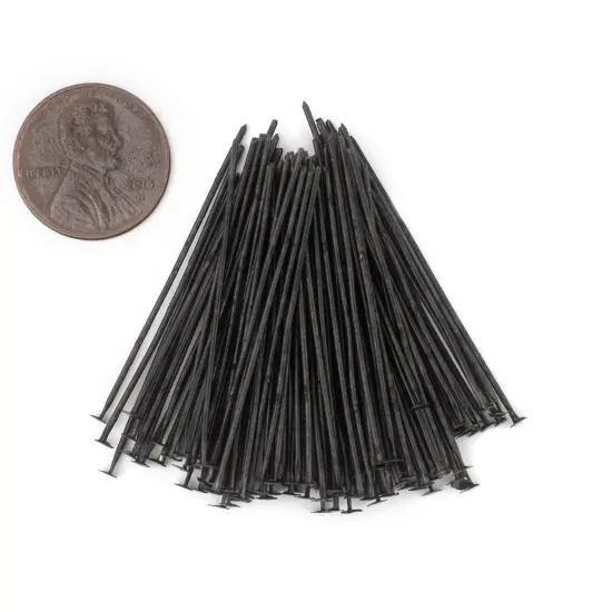 The Bead Chest Midnight Brass 21 Gauge 1.5 Inch Head Pins (Approx 100 pieces) {2}