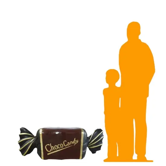 Brown Chocolate Candy Over Sized Statue {2}