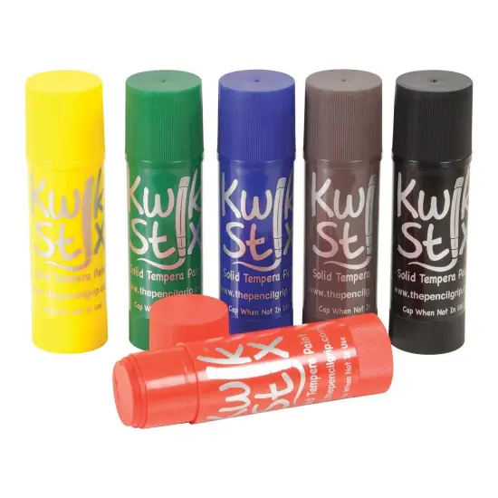 The Pencil Grip Kwik Stix Solid Tempera Paint - Classroom Pack - 96 pack {5}