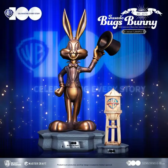 Warner Bros. 100th Anniversary Tuxedo Bugs Bunny Master Craft Statue {4}
