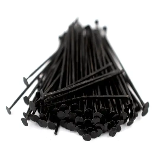 The Bead Chest Midnight Brass 21 Gauge 1 Inch Head Pins (Approx 100 pieces) {3}