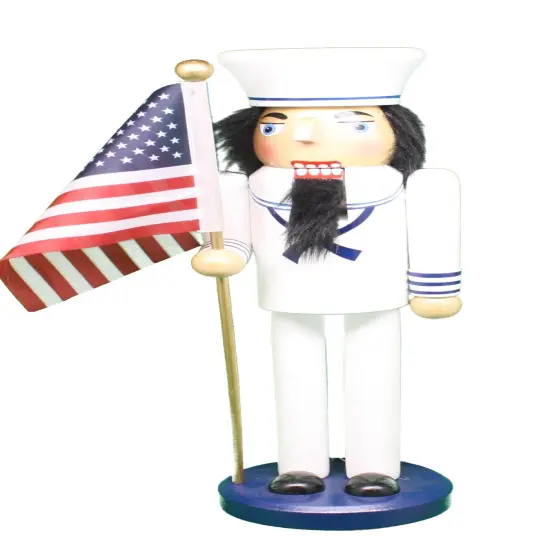 Navy Soldier Nutcracker {2}