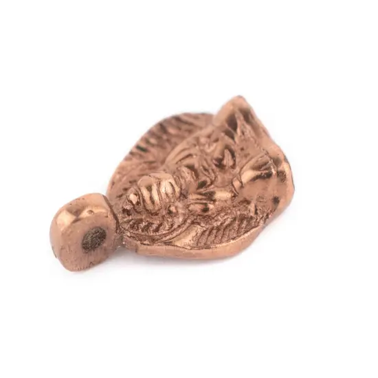 The Bead Chest Copper Buddha Pendant (16x25mm) {3}