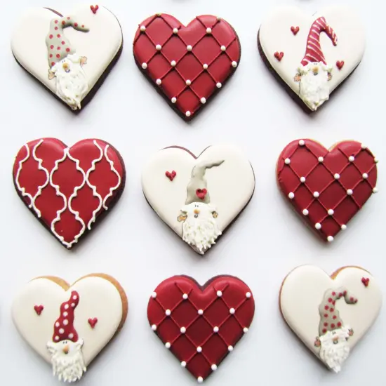 Bakell - Christmas Red Luster Dust (4g, 1x Pump) Edible Vegan Dust & Paint for Baking, Desserts and Beverages {4}