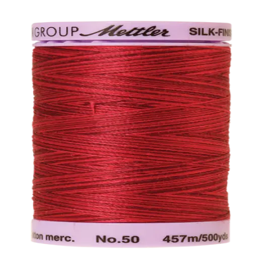 Midnight Garnet (9085-9845) | Silk-Finish Cotton Multi 50wt (457M / 500Y) | Mettler Thread {1}