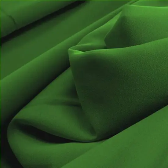 1 Yard Kelly Green Pebble Georgette Fabric, 58/60&rdquo; Wide Lightweight Polyester for Apparel & D&eacute;cor {1}