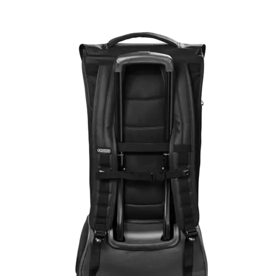 OGIO&reg; Resistant Rolltop Pack with Laptop Sleeve Blacktop {4}