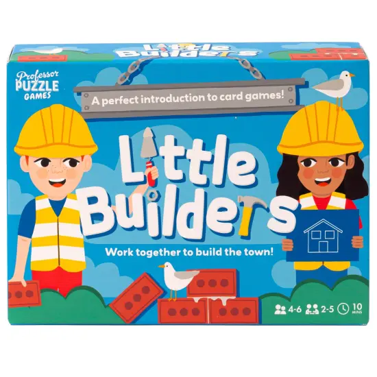 Professor Puzzle: Little Builders - Memory & Collection Card Game, Work Together To Build The Town, Ideal Starter Game, Teamwork, Kids 4+, 2-5 Players {7}