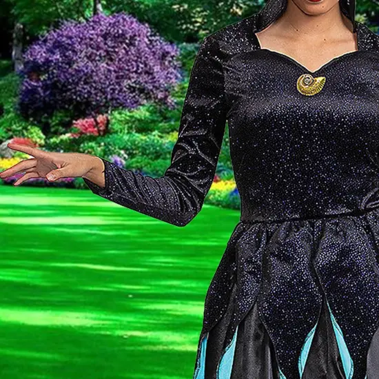 Womens Classic Ursula Sea Witch Halloween Costume, Peafect for Themed Events {4}