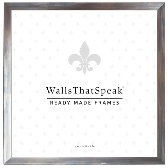 12x12Alloy 0.75Wood Moulding, Wall Display Frame for Art, Posters, or Photos by wallsthatspeak Gunmetal {1}