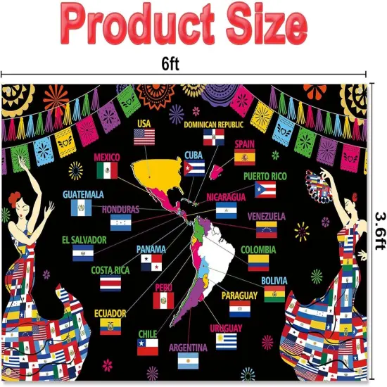 Hispanic Heritage Month Banner (black) {5}