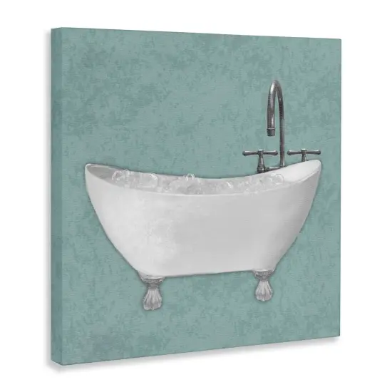 Stupell Industries Simple Bubble Bath over Blue Canvas, design by Matthew Piotrowicz {3}
