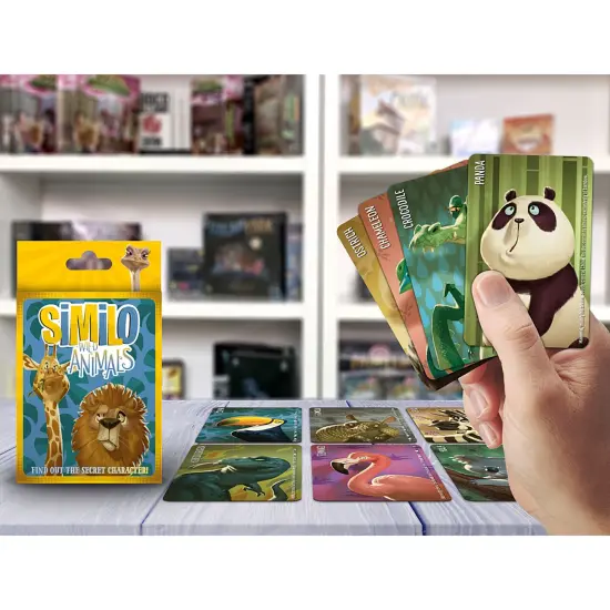 Similo: Wild Animals - Cooperative Deduction Card Game, Horrible Guild, Ages 7+, 2+ Players, 10 Min {6}