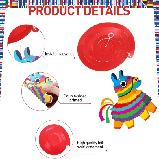 54 Pcs Hispanic Heritage Month Decorations {2}