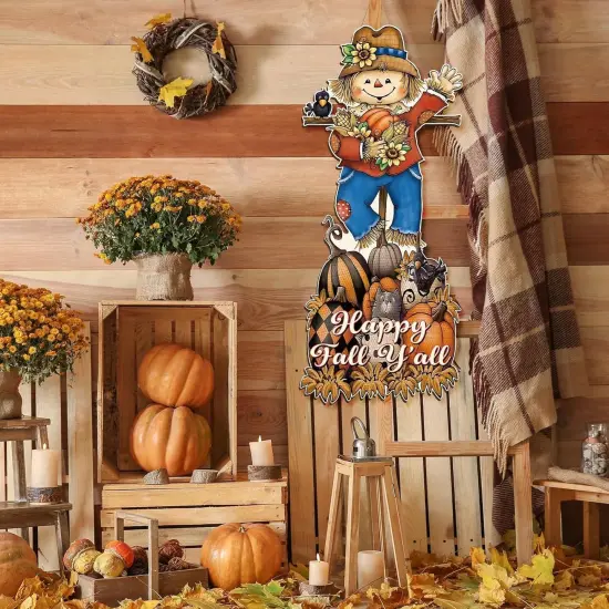 Home Door Sign Large Scarecrow Door(Scarecrow) {5}