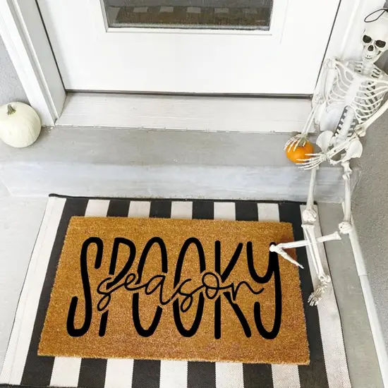 Large Halloween Door Mats Stencils {2}