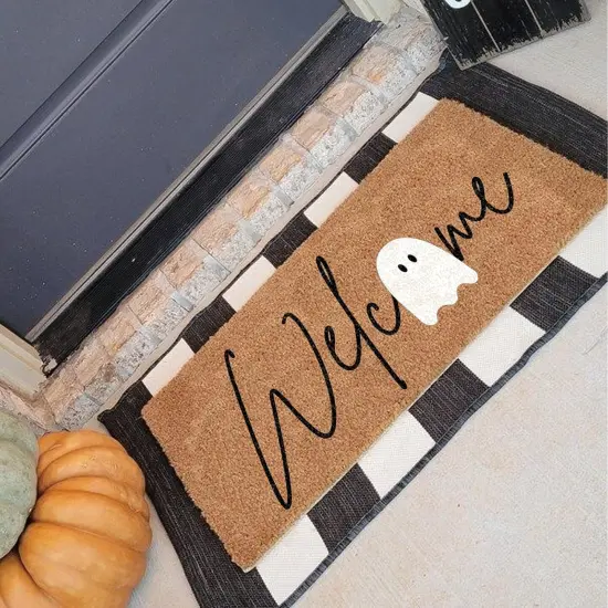 Large Halloween Door Mats Stencils {1}