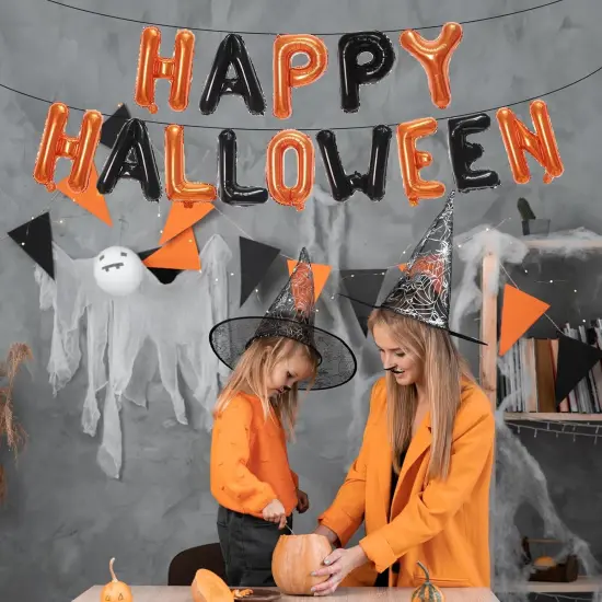 Foil Alphabet Balloons for Halloween Decorations(FOIL) {4}