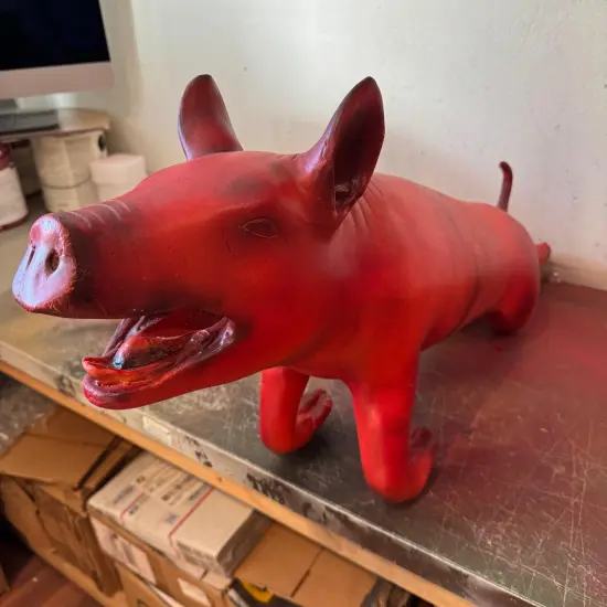Roasted Pig Statue {5}