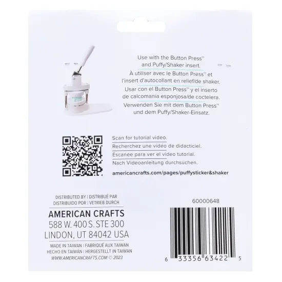 We R Button Press Shaker Refill Pack 15/Pkg-Shaker {5}