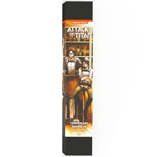 UniVersus: Attack on Titan: Origins of Power - Temporary Reprieve Playmat - 24 x 14" Neoprene Mat, Tabletop Card Game Accessory, UVS Games, Licensed {4}