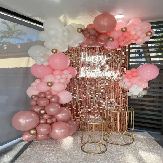 Pink Balloons Set (	Pink ) {5}