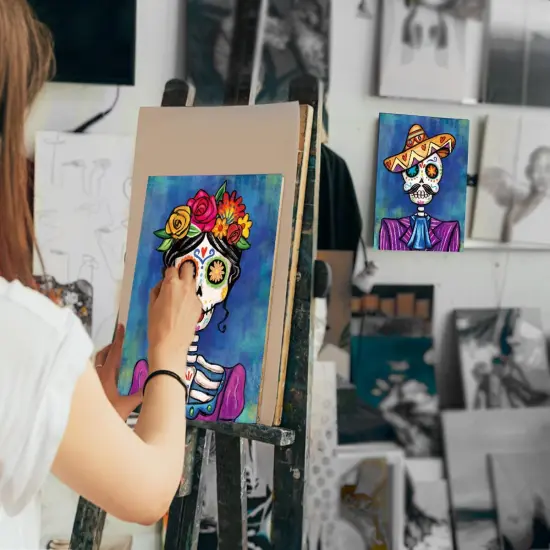 Painting for adults Stretched Canvas Couples Games Date Night Anniversary Paint Party(Canvas Painting Kits) {4}