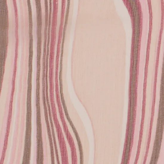 1 Yard Pink Multicolor Striped Crinkled Silk Chiffon Draping, Perfect for Evening Gowns , 57 Inches Wide {2}