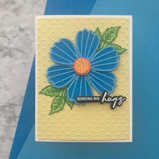 HONOLULU BLUE - Textured 12x12 Cardstock - Encore Paper {4}