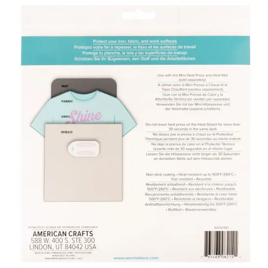 We R Mini Heat Press Heat Shield 16"X16"-3/Pkg {3}