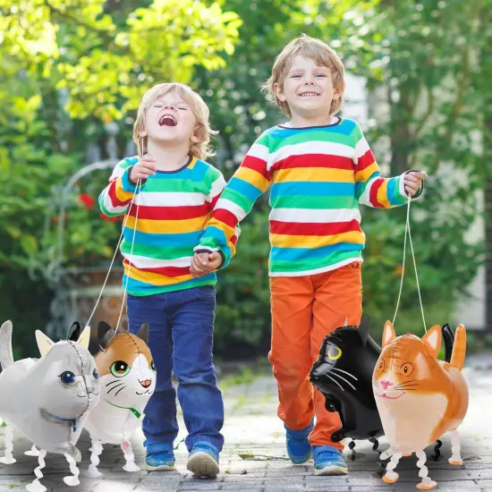 3 Ribbons for Cat Theme Birthday Party Decorations(White, Gold, Black, Coffee) {2}