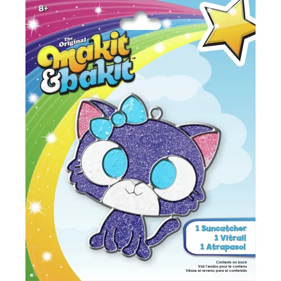Colorbok Makit & Bakit Suncatcher Kit-Kitten {1}
