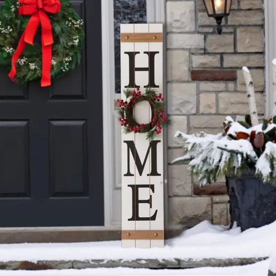 Wooden Welcome Home Porch Sign(White) {2}