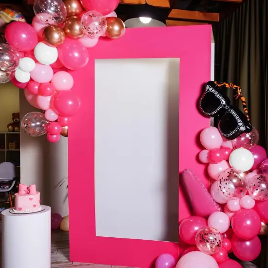 65pcs Hot Pink Balloons (Pink) {4}