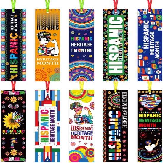 Hispanic Heritage Month Bookmark (Black) {1}