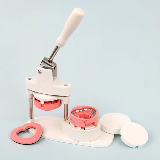 We R Button Press Refill Pack Kit-Heart - Makes 9 Pins {4}