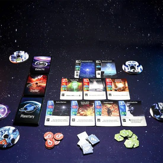 Kardashev Scale - Civilization Advancement Game, WizKids, Ages 12+, 2-6 Players, 30 Min {6}
