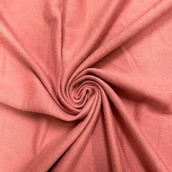 Solid Carnation Pink Double Brushed Jersey Knit Fabric By the Yard {1}
