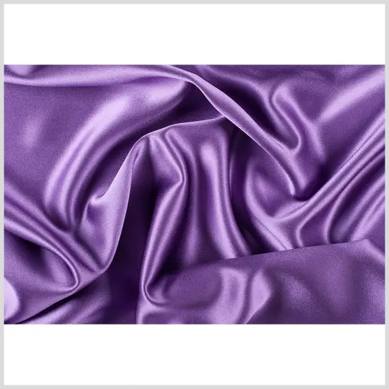 1 Yard Bright Purple Silk Crepe Back Satin Premium Smooth Soft Elegant Designer Fabric 44 inch Width {3}