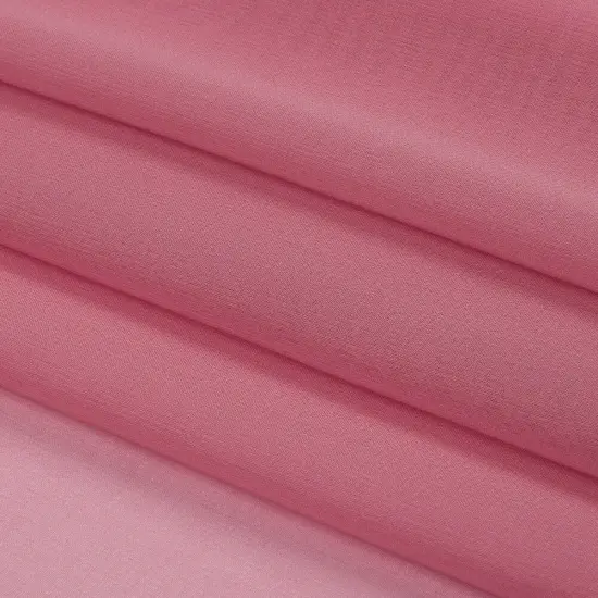 1 Yard Polignac Pink Silk Chiffon Premium Solid Sheer Lightweight Fabric 44 Inch Width {4}