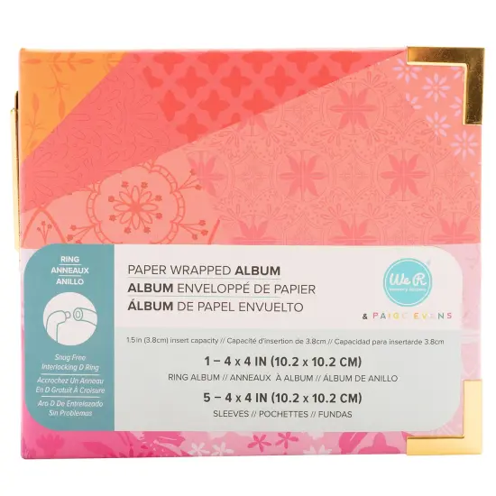 Paige Evans Wrapped D-Ring Album 4"X4" {1}