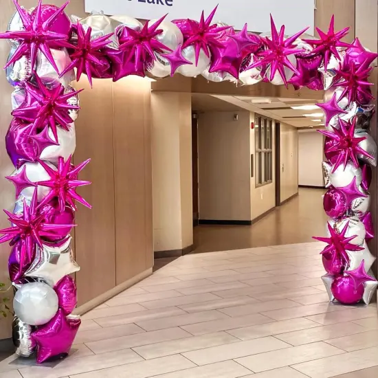 Star Balloons Kit (Hot Pink) {5}