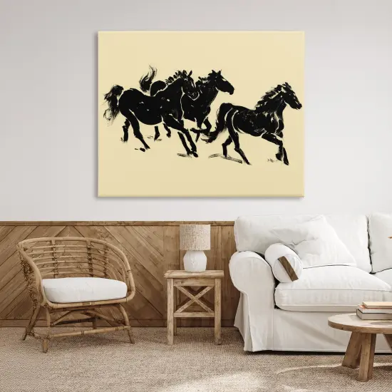 Stupell Industries Horses in Motion Run Canvas, design by Victoria Barnes {2}