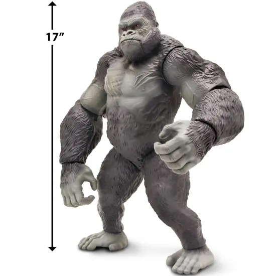 Lanard Primal Clash! Big Boss Gorilla! - 17'' Action Figure, Giant Poseable Mega-Monster, Ages 3+ {5}
