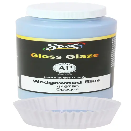 Sax Gloss Glaze, Sky Blue Wedgewood, 1 Pint {3}